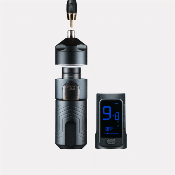OG wireless tattoo pen (black) all parts
