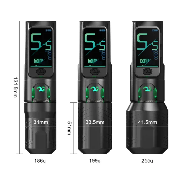 PIONEER-FURY Ⅱ 4.2mm Stroke Wireless Tattoo Pen (FAULHABER Motor) - Image 8